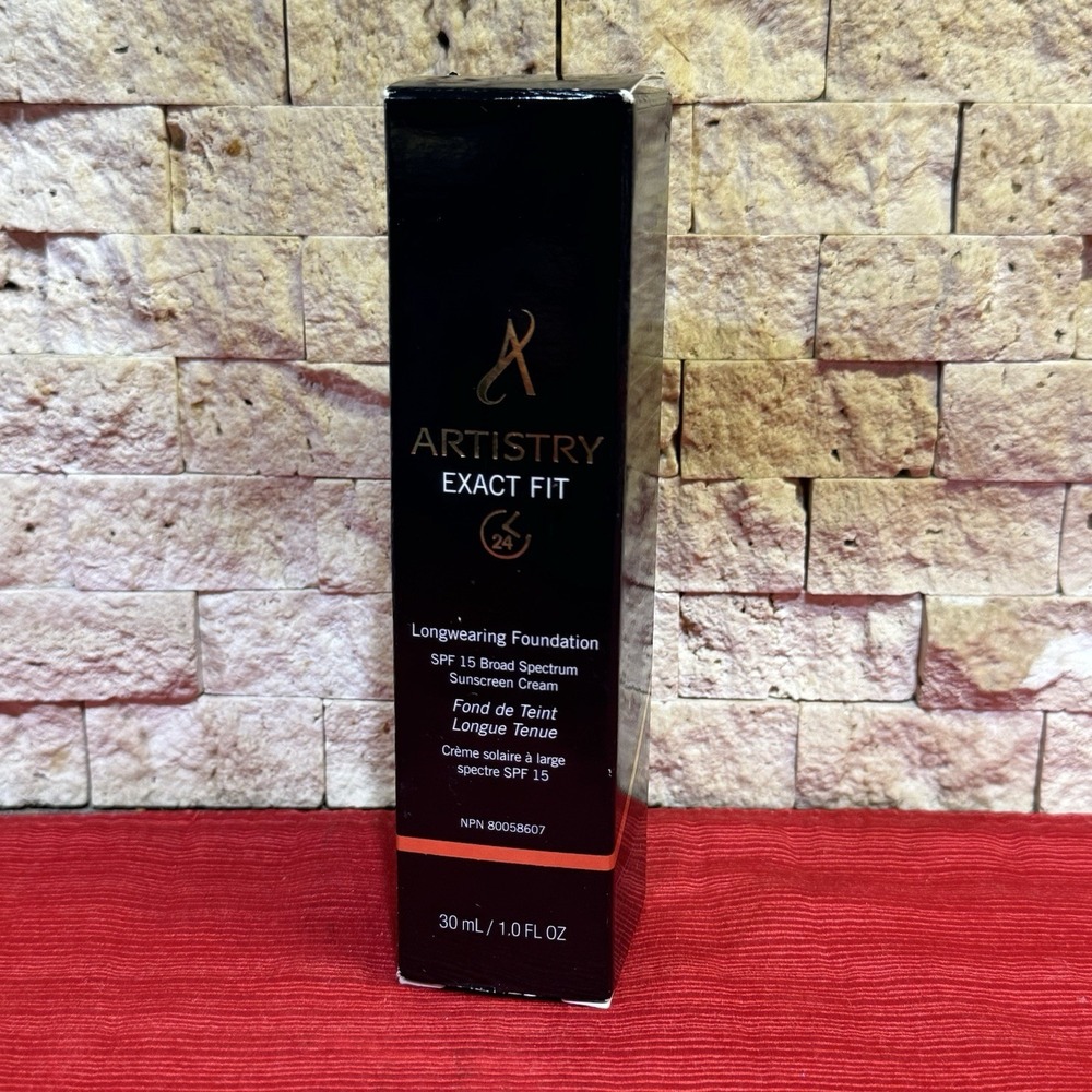 Artistry Exact Fit Longwearing Foundation SPF 15 Broad Spectrum L6N1 Walnut